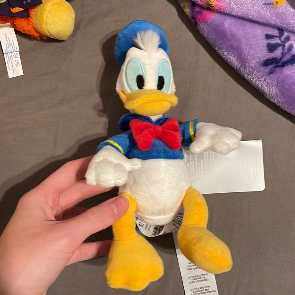 Donald duck mini plush